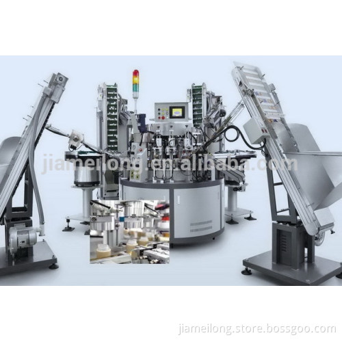 fully automatic assembling making machine for bottle caps